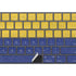 Colombia Flag Distressed Magic Keyboard with Numeric Keypad Skin